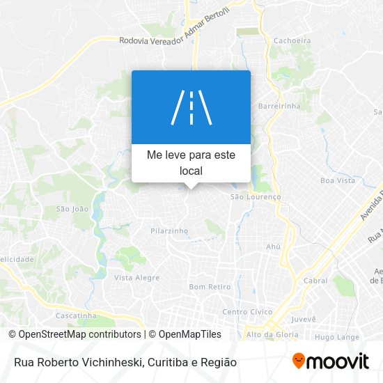 Rua Roberto Vichinheski mapa
