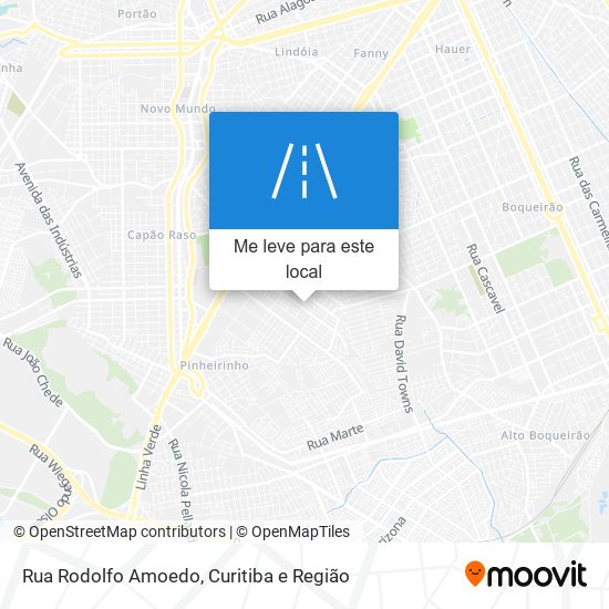 Rua Rodolfo Amoedo mapa