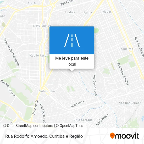 Rua Rodolfo Amoedo mapa