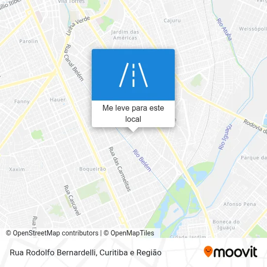 Rua Rodolfo Bernardelli mapa