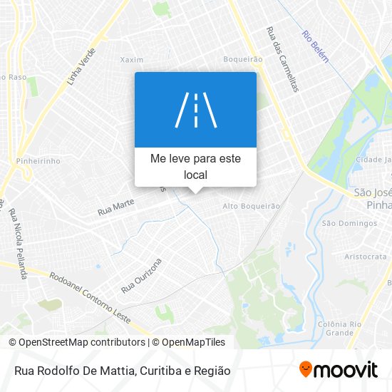 Rua Rodolfo De Mattia mapa