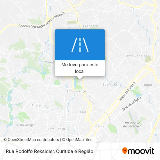 Rua Rodolfo Reksidler mapa