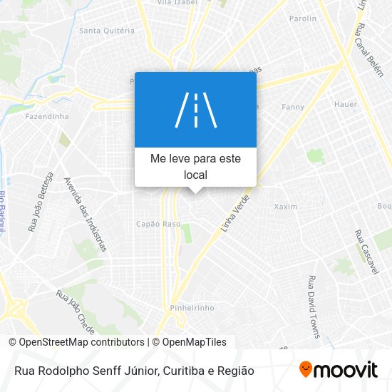 Rua Rodolpho Senff Júnior mapa