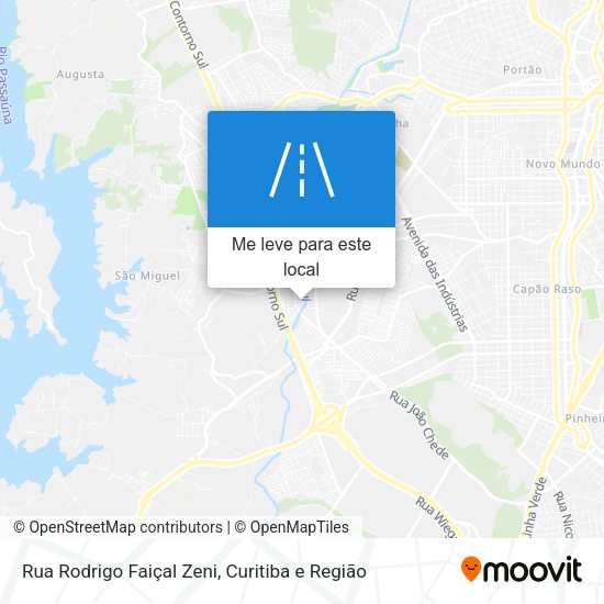 Rua Rodrigo Faiçal Zeni mapa