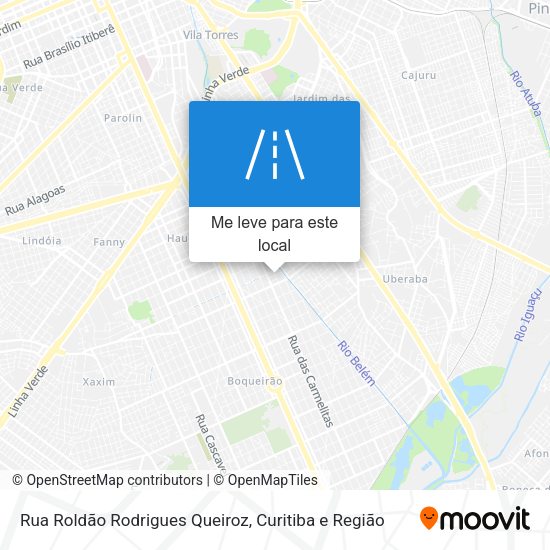 Rua Roldão Rodrigues Queiroz mapa