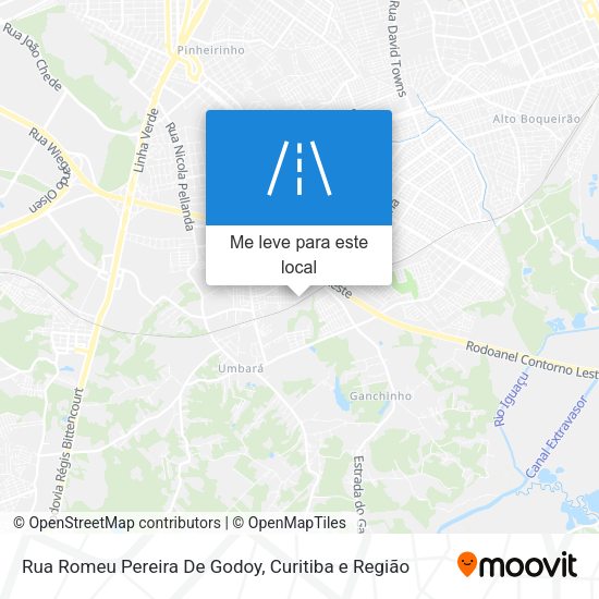Rua Romeu Pereira De Godoy mapa