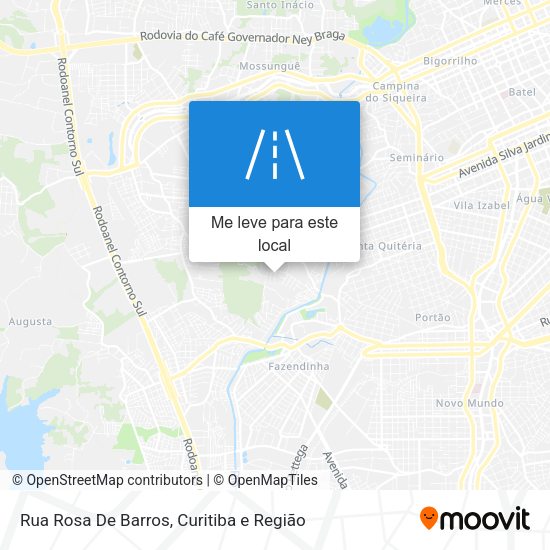 Rua Rosa De Barros mapa