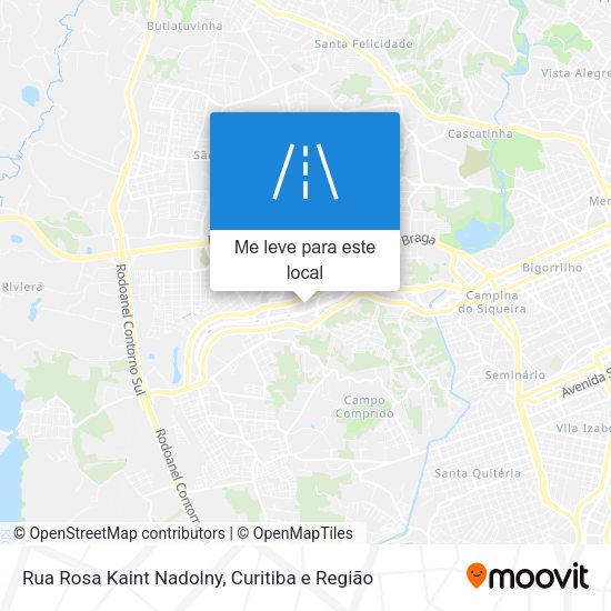Rua Rosa Kaint Nadolny mapa