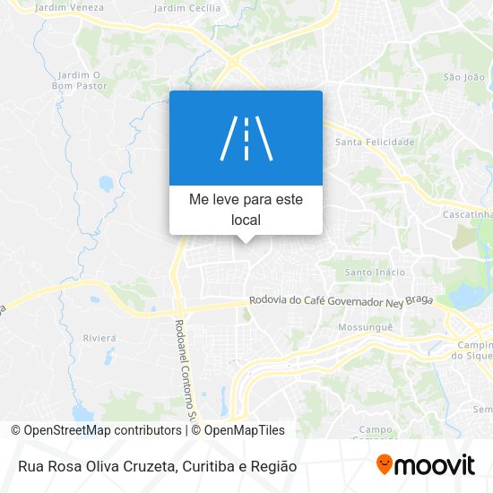 Rua Rosa Oliva Cruzeta mapa