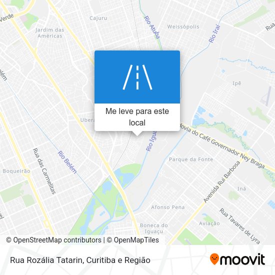 Rua Rozália Tatarin mapa