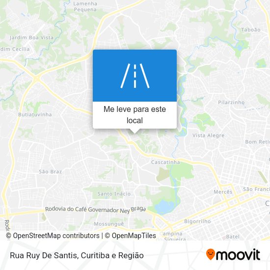 Rua Ruy De Santis mapa
