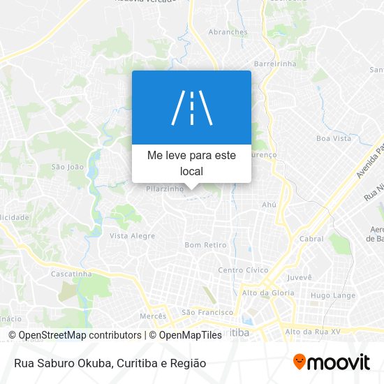 Rua Saburo Okuba mapa