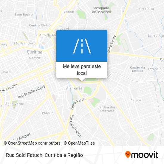 Rua Said Fatuch mapa