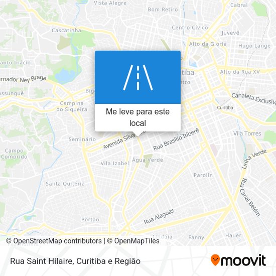 Rua Saint Hilaire mapa