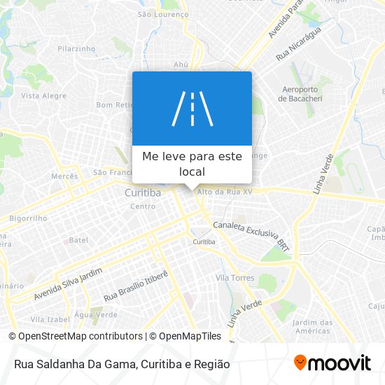 Rua Saldanha Da Gama mapa