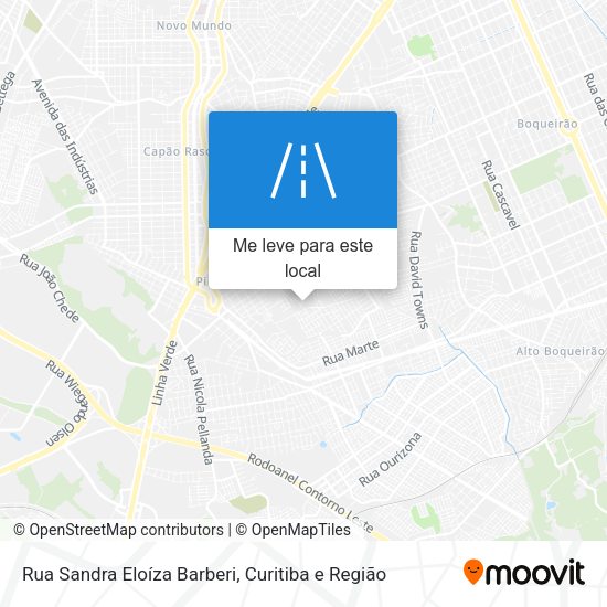 Rua Sandra Eloíza Barberi mapa