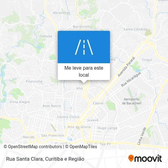 Rua Santa Clara mapa