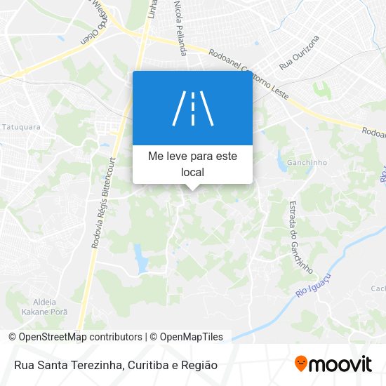 Rua Santa Terezinha mapa