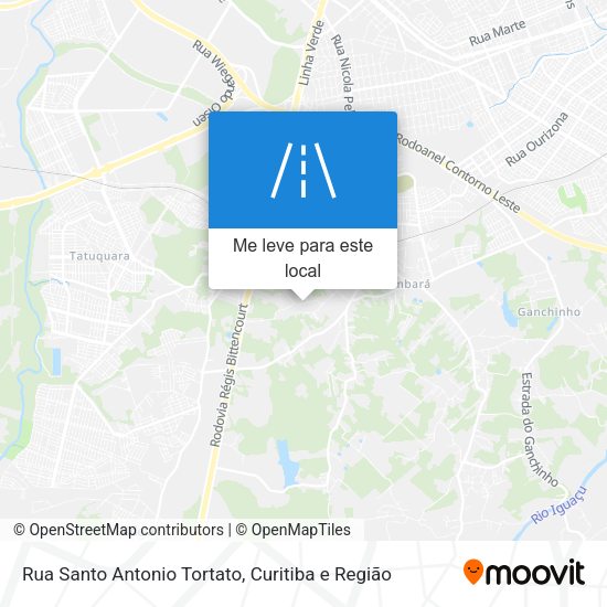 Rua Santo Antonio Tortato mapa