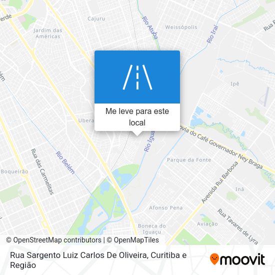 Rua Sargento Luiz Carlos De Oliveira mapa