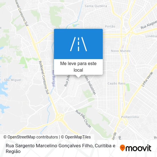 Rua Sargento Marcelino Gonçalves Filho mapa