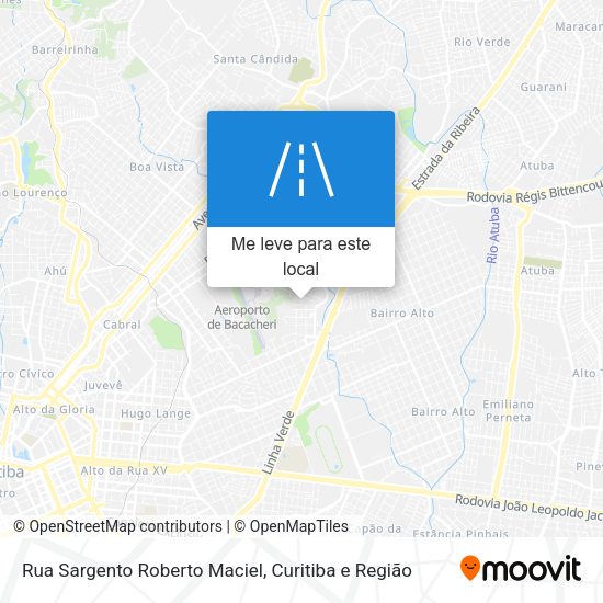 Rua Sargento Roberto Maciel mapa