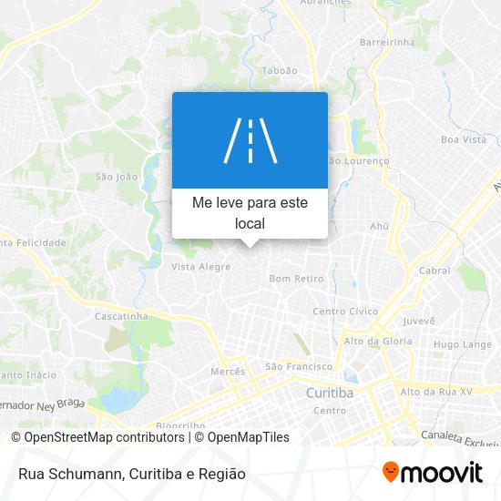 Rua Schumann mapa