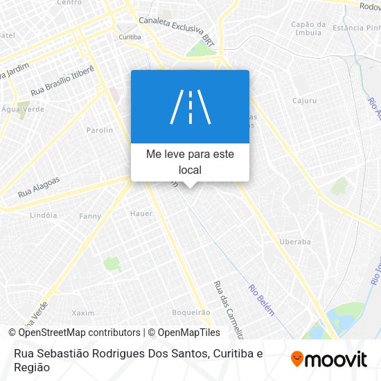 Rua Sebastião Rodrigues Dos Santos mapa