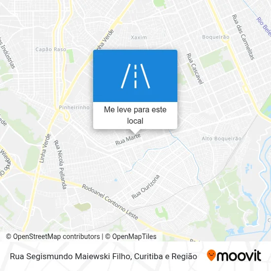 Rua Segismundo Maiewski Filho mapa