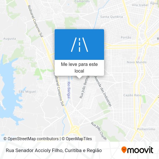 Rua Senador Accioly Filho mapa