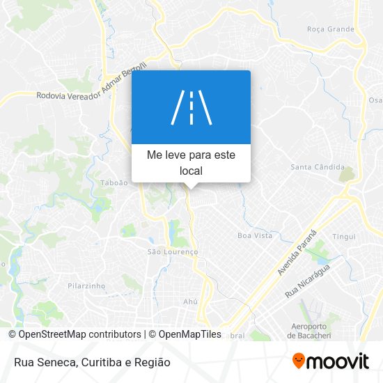 Rua Seneca mapa