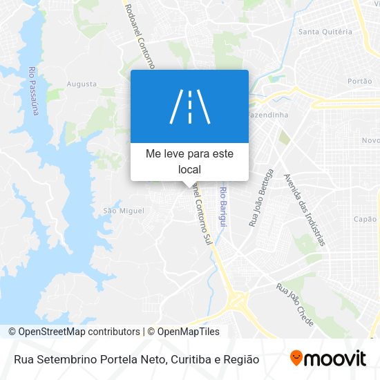 Rua Setembrino Portela Neto mapa
