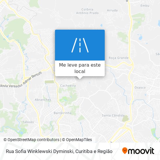 Rua Sofia Winklewski Dyminski mapa