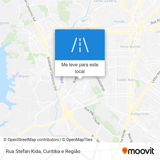 Rua Stefan Kida mapa