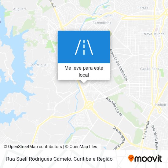 Rua Sueli Rodrigues Camelo mapa
