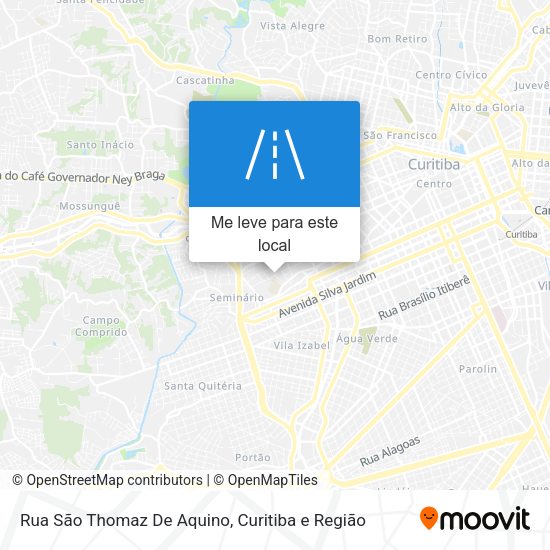Rua São Thomaz De Aquino mapa