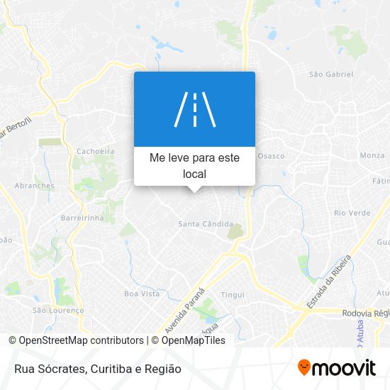 Rua Sócrates mapa