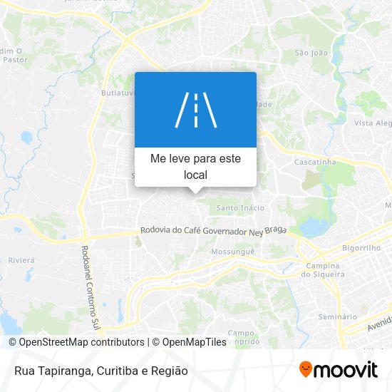 Rua Tapiranga mapa