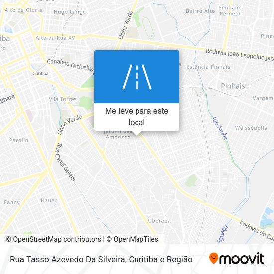 Rua Tasso Azevedo Da Silveira mapa