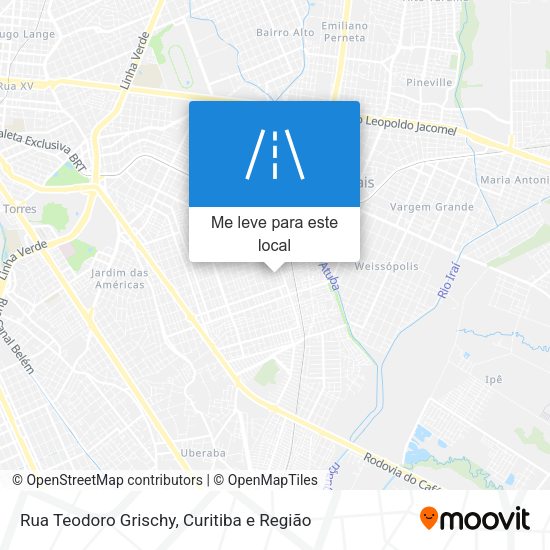 Rua Teodoro Grischy mapa