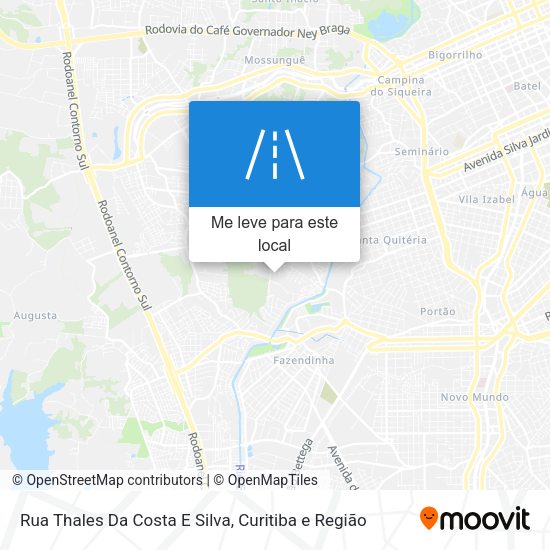 Rua Thales Da Costa E Silva mapa