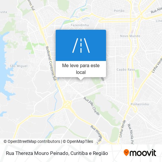 Rua Thereza Mouro Peinado mapa