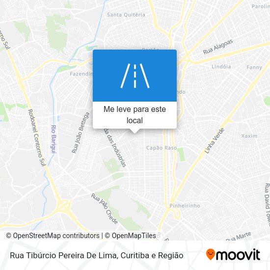 Rua Tibúrcio Pereira De Lima mapa