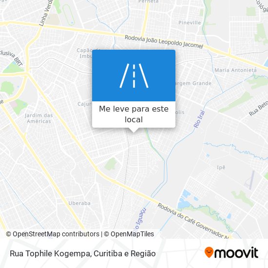 Rua Tophile Kogempa mapa