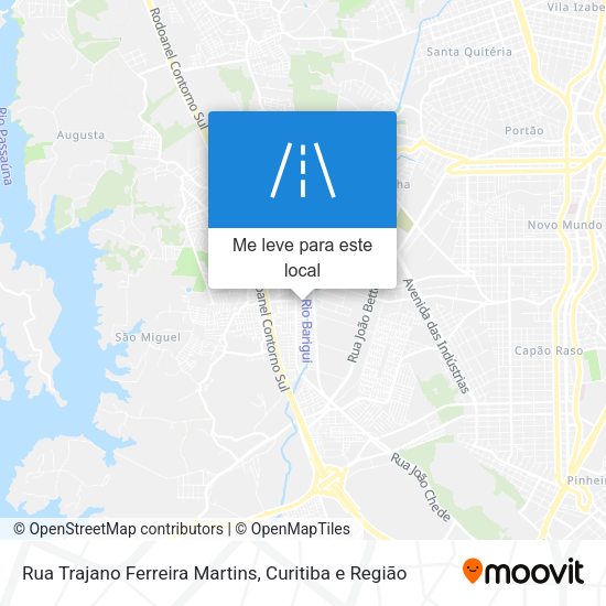 Rua Trajano Ferreira Martins mapa
