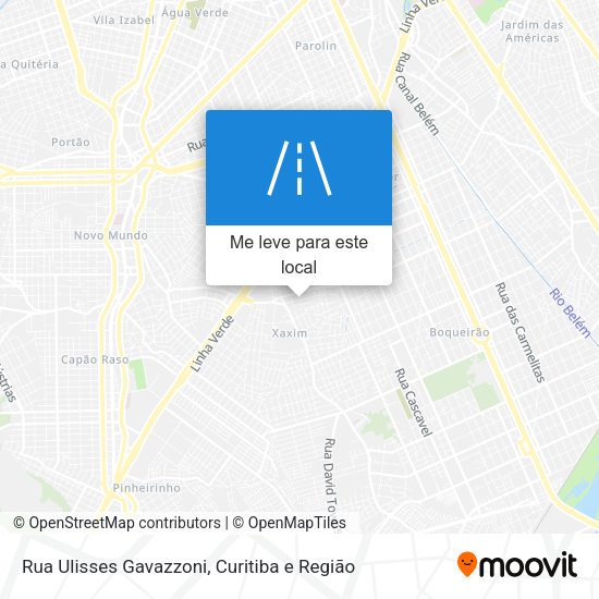 Rua Ulisses Gavazzoni mapa