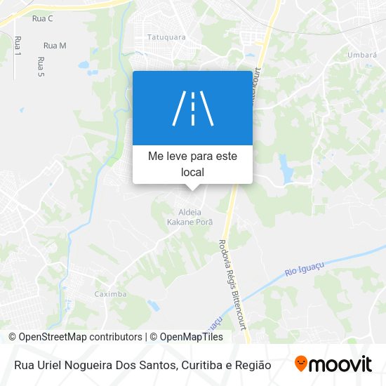 Rua Uriel Nogueira Dos Santos mapa