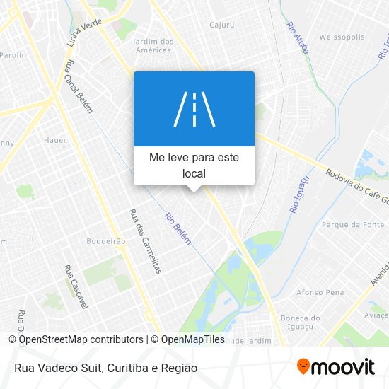 Rua Vadeco Suit mapa