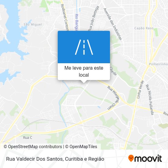 Rua Valdecir Dos Santos mapa
