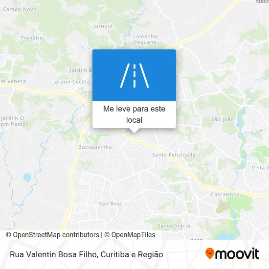 Rua Valentin Bosa Filho mapa